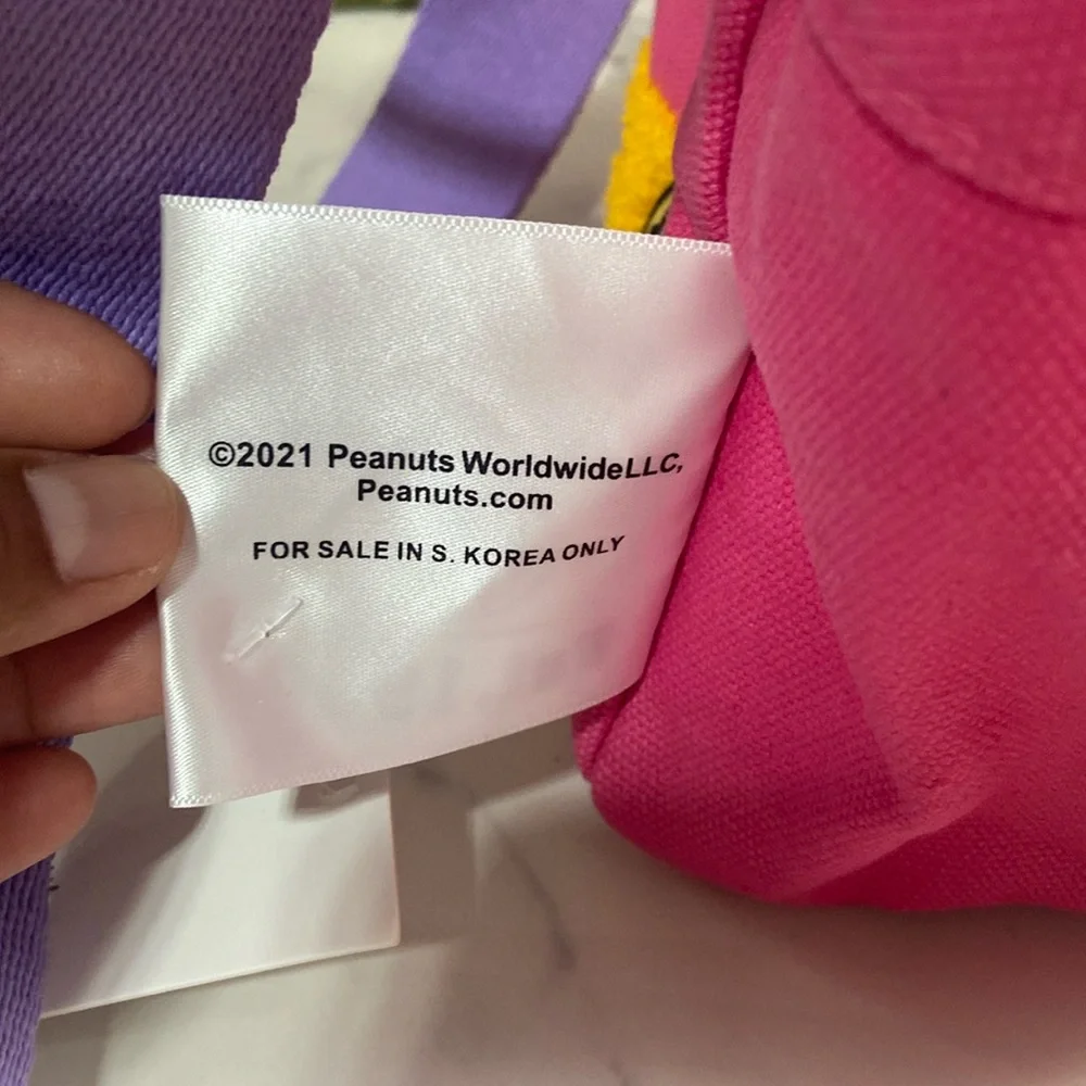 NWT Peanuts Sally Brown Pink Purse Hand & Crossbody Strap - Picture 8 of 17